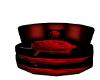 Red Rose Round Lounger