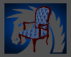 Blue Leather Chair