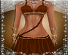 PF BROWN GODDESS GOWN