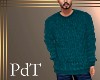 PdT Teal Knit Sweater