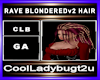 RAVE BLONDEREDv2 HAIR