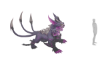 Purple Cerberus Creature