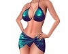 *RLL Teal Silk Bikini*