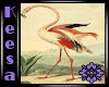 Vintage Flamingo Art
