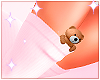 Socks and teddy pink