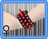 Red Punk Bracelets (F)