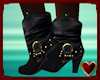 T♥ Buckle Boot - Black