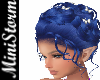Blue Butterfly Hair