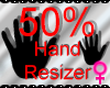 *I* Hand scaler 50%