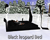 ECC Black leopard bed