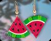 Q. watermelon earrings
