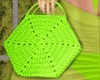 Crochet Lime Y2K Bag