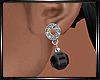 E* Black Pearls Earrings