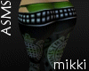 MK TN Grn and Blk Pants