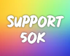 50k Support Sticker