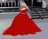 christmas red gown