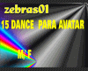 15 DANCE PARA AVI M/F