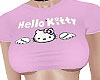 X. hello kitty top pink