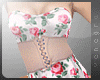 !V~ Floral dress +belt