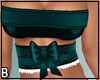 Club Teal Bow Top