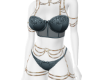Teal Bling Bikini ML1