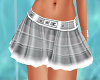 Uniform Skirt Grey Plaid