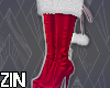 Santa Xmas Red Boots
