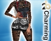 goth skull outfit
