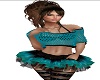 layerable teal blk tutu