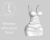 Whitney Wht Heart Dress