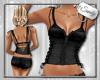 Laced Up Top Black