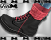 Pink Socks Black Boots