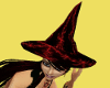 Red Lightning Witch Hat