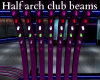 Half arch club beams