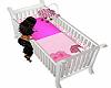 pink hello kitty cot