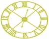 Gold Roman Numeral Clock