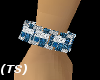 (TS) Blue Dia Bracelet L