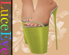 Gold Zarina Heels