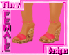 *T Wedge Shoes Pink