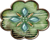 Green Jeweled Flower
