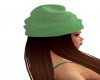 ginger with green hat