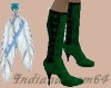 (i64)Stiletto green Boot