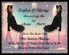 Wedding Cert 10/13/24