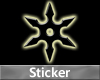 Shuriken ~ Sticker