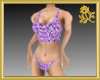 Goldi PurpleLeopard Suit