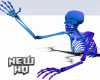 Skeleton / Neon Blue