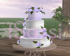 Lilac Weddin Cake