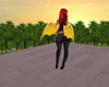 AILES  DRAGON EN OR