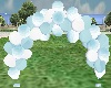 Powder Blue Balloon Arch