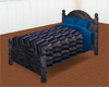 Blue Gothic Poster Bed